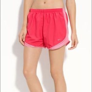 Nike Tempo Shorts Hot Pink Gingham Trim